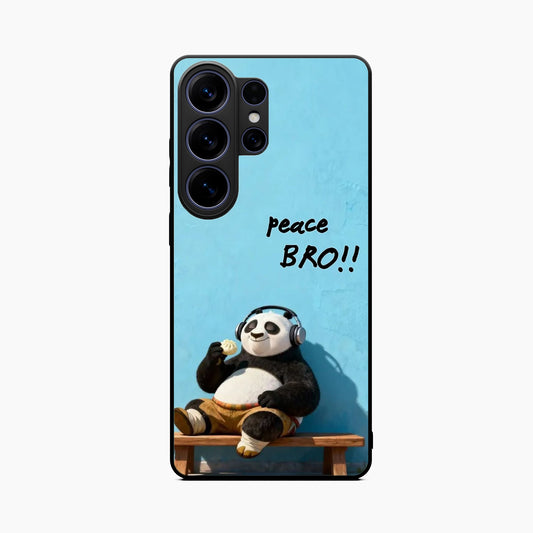 Peace Bro Panda Samsung S26 Ultra Back Cover