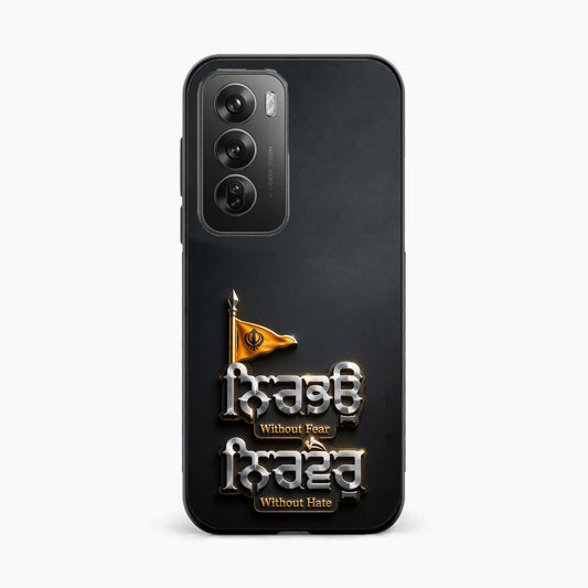 Khalsa Pride–Nirbhau Nirvair Oppo Reno 12 Pro 5G Back Cover