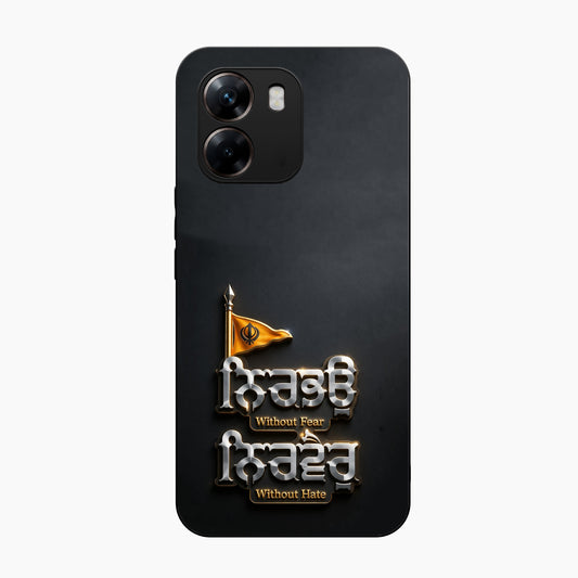 Khalsa Pride–Nirbhau Nirvair Oppo A6x 5g Back Covers