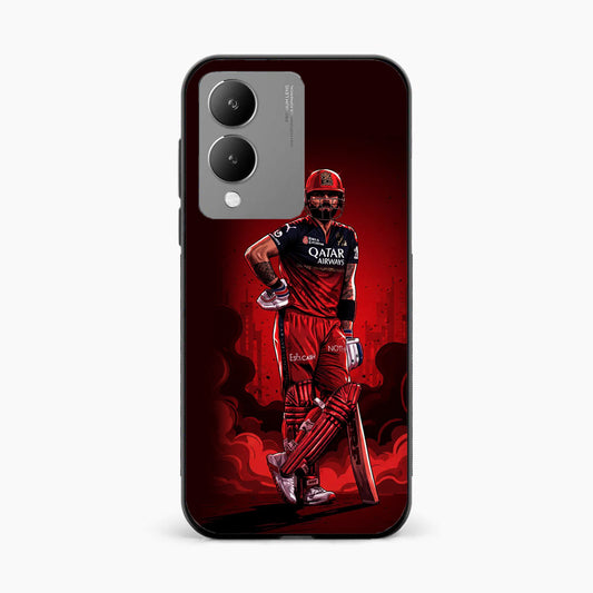 King Kohli Red Art Vivo Y17s Back Cover