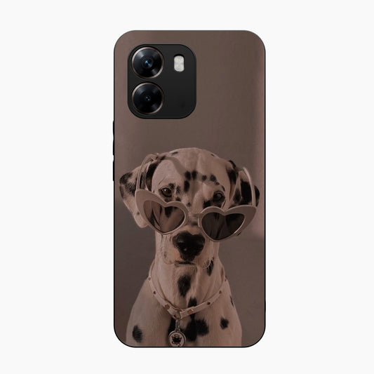 Classy Dalmatian Pup Oppo A6x 5G Back Cover