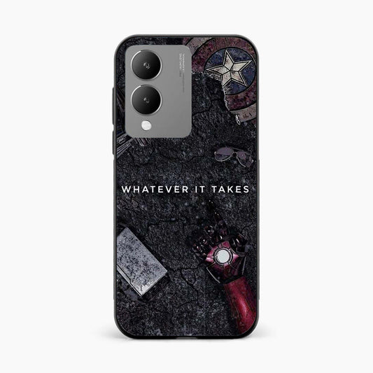 Marvel Inspired Dark Vivo Y17s Back Cover