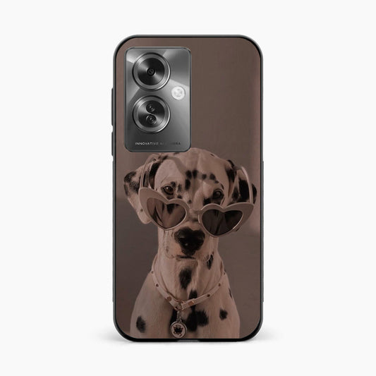 Classy Dalmatian Pup Oppo F25 Pro 5G Back Cover