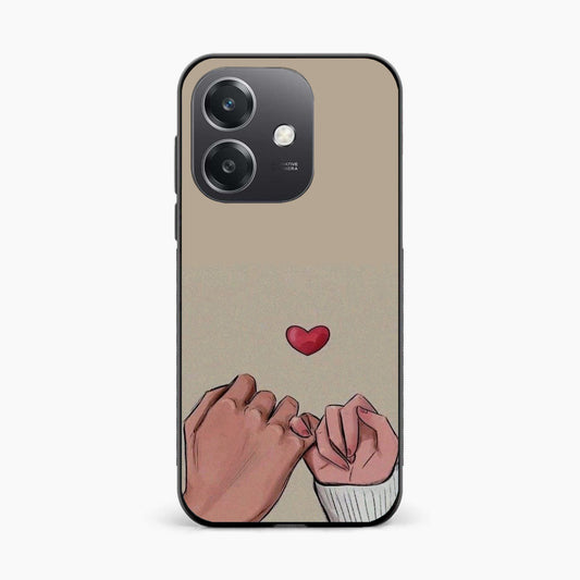 Heart Hands Love Oppo A3x 5g Back Covers