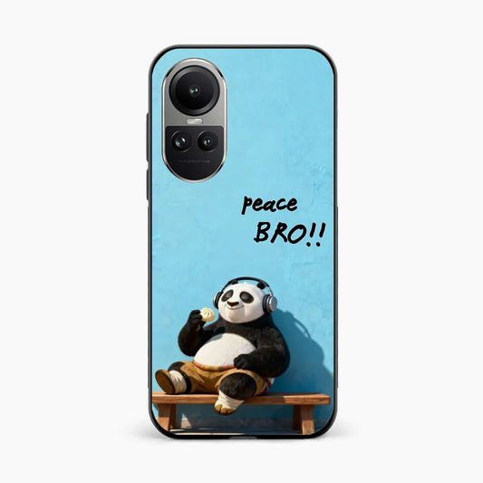 Peace Bro Panda Oppo Reno 10 Pro Back Cover