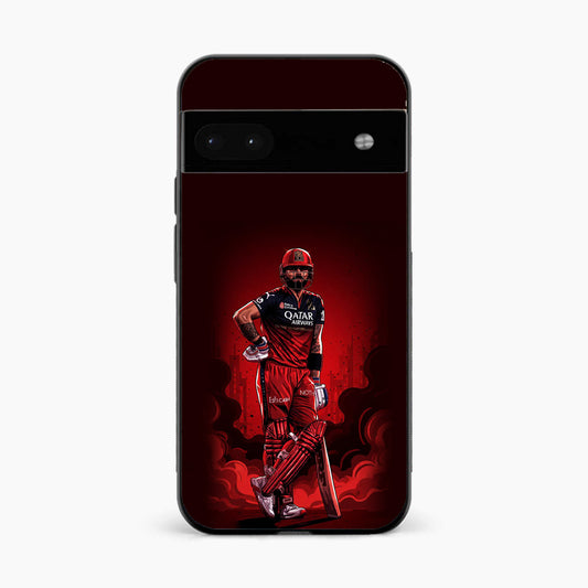 King Kohli Red Art Google Pixel 8A Back Cover