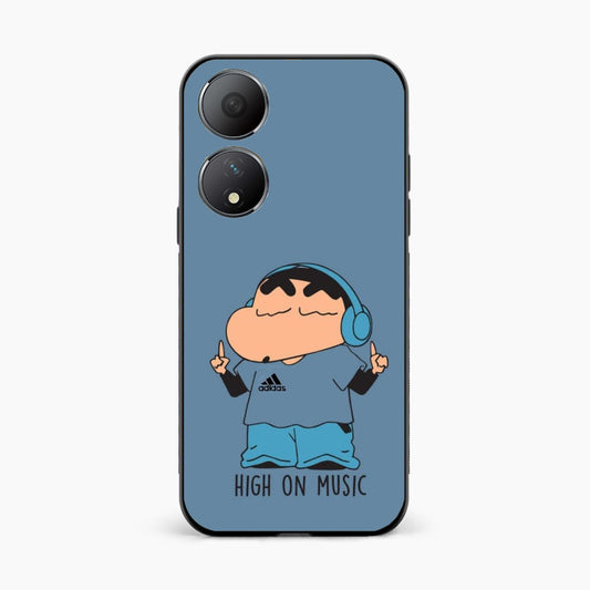 Shinchan High On Music Oppo A78 5G Back Cover