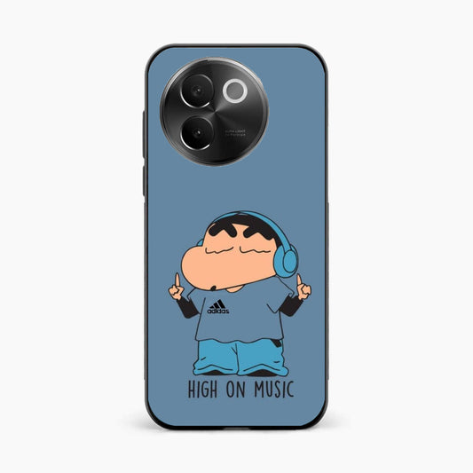 Shinchan High On Music Vivo V30e 5g Back Cover