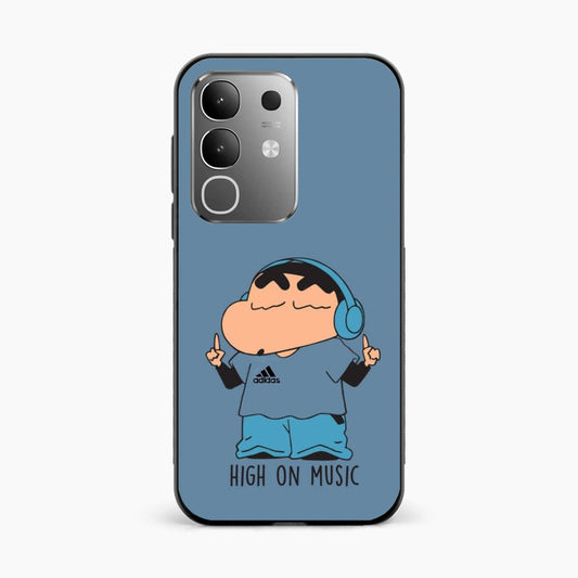 Shinchan High On Music Vivo T4x 5G Back Cover