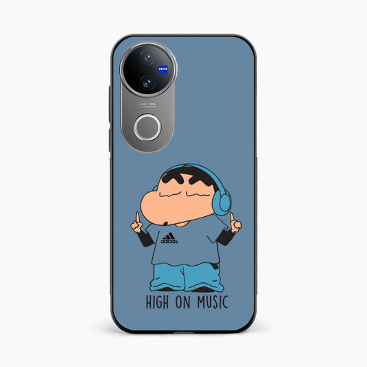 Shinchan High On Music Vivo V50e 5G Back Cover