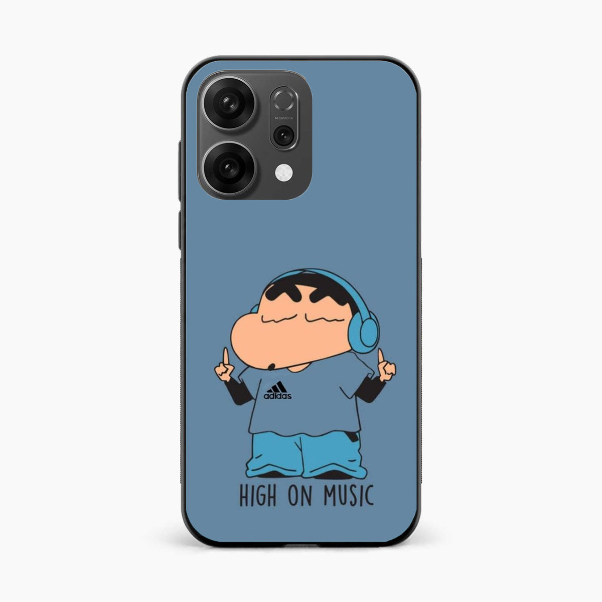 Shinchan High On Music Oppo Reno 14 5G Back Cover