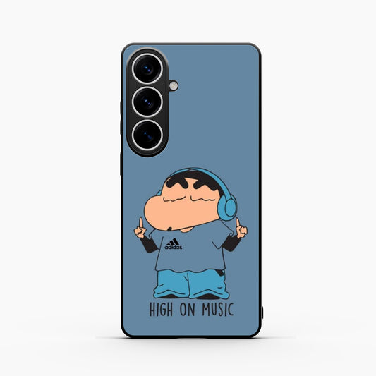 Shinchan High On Music Samsung S26 Plus 5g Back Cover