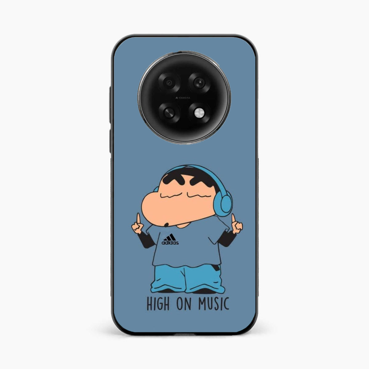 Shinchan High On Music Oppo F31 Pro Plus 5G Back Cover