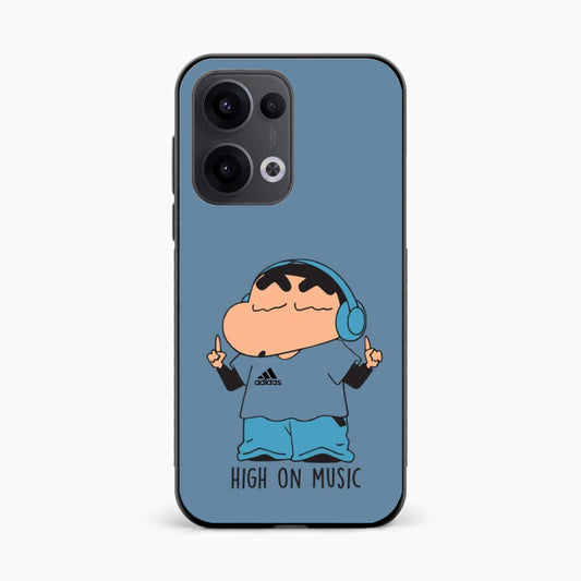 Shinchan High On Music Oppo Reno 13 5G Back Cover