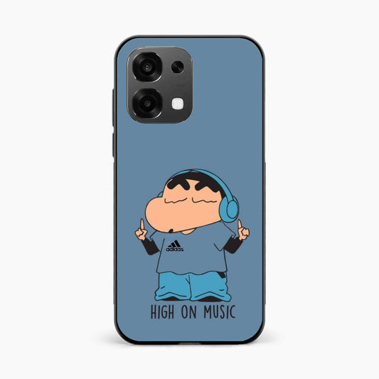 Shinchan High On Music Oppo F31 5G Back Cover