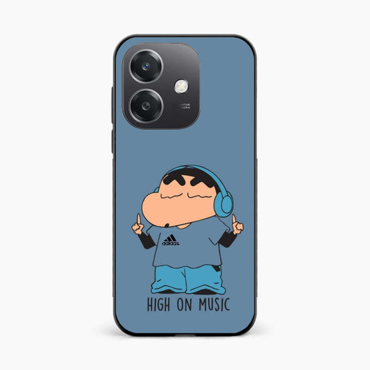 Shinchan High On Music Oppo A3x 4G Back Cover
