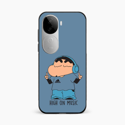 Shinchan High On Music Vivo V40e 5G Back Cover