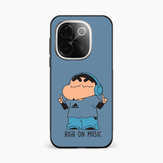 Shinchan High On Music Vivo T3 Pro 5G Back Cover