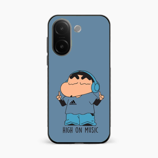 Shinchan High On Music Vivo V60e 5G Back Cover