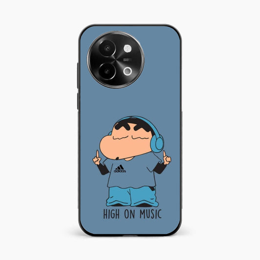 Shinchan High On Music Vivo Y58 5G Back Cover