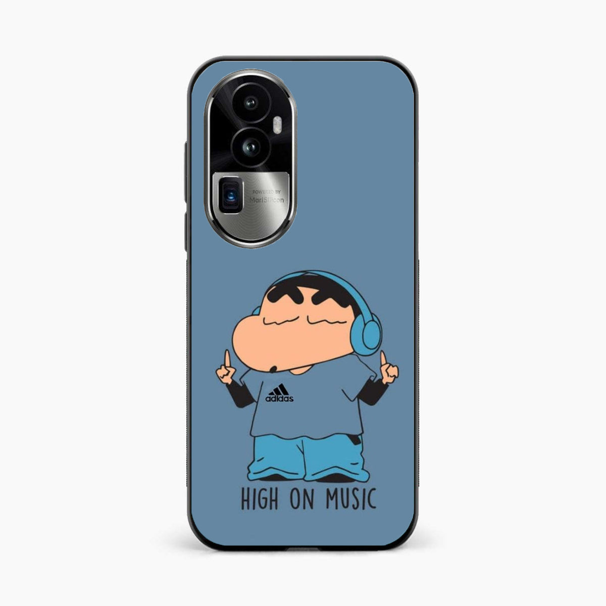 Shinchan High On Music Oppo Reno 10 Pro Plus 5G Back Cover