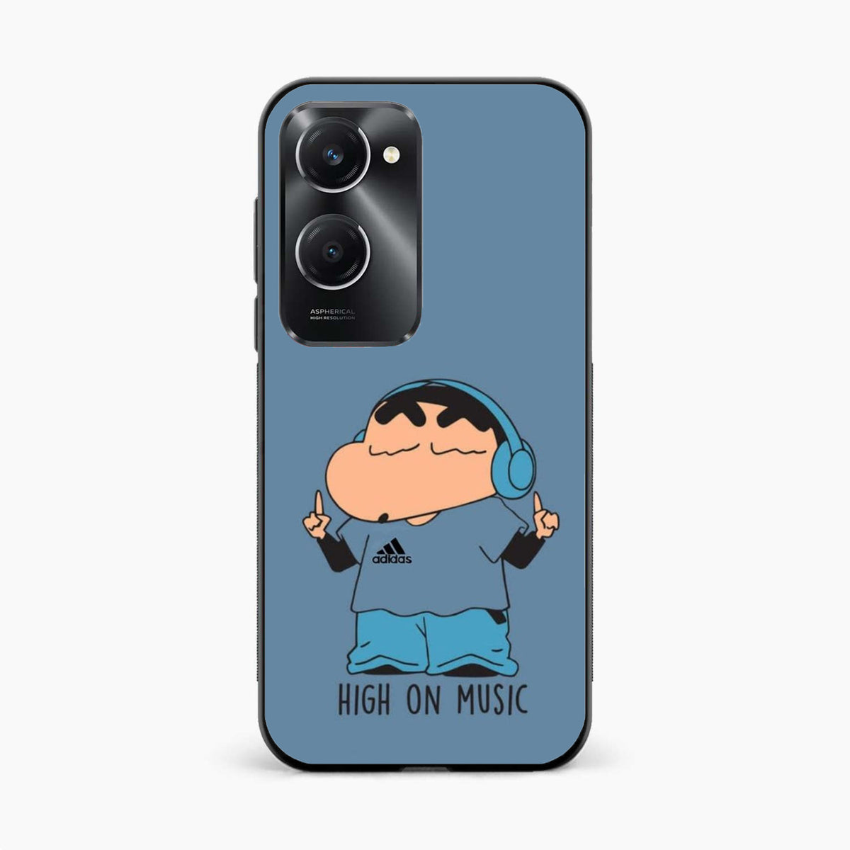 Shinchan High On Music Vivo Y28s 5G Back Cover