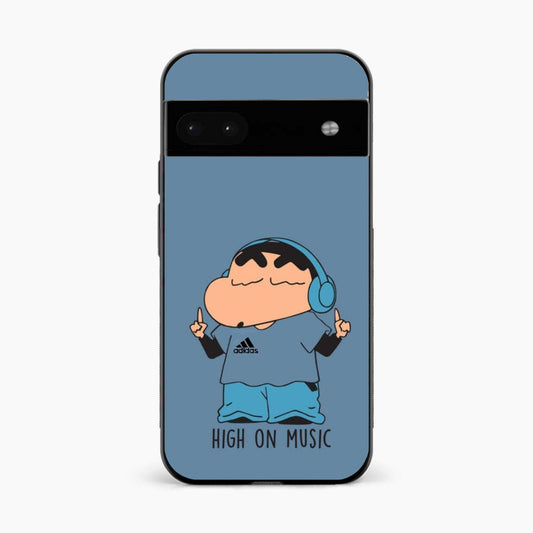 Shinchan High On Music Google Pixel 8A Back Cover