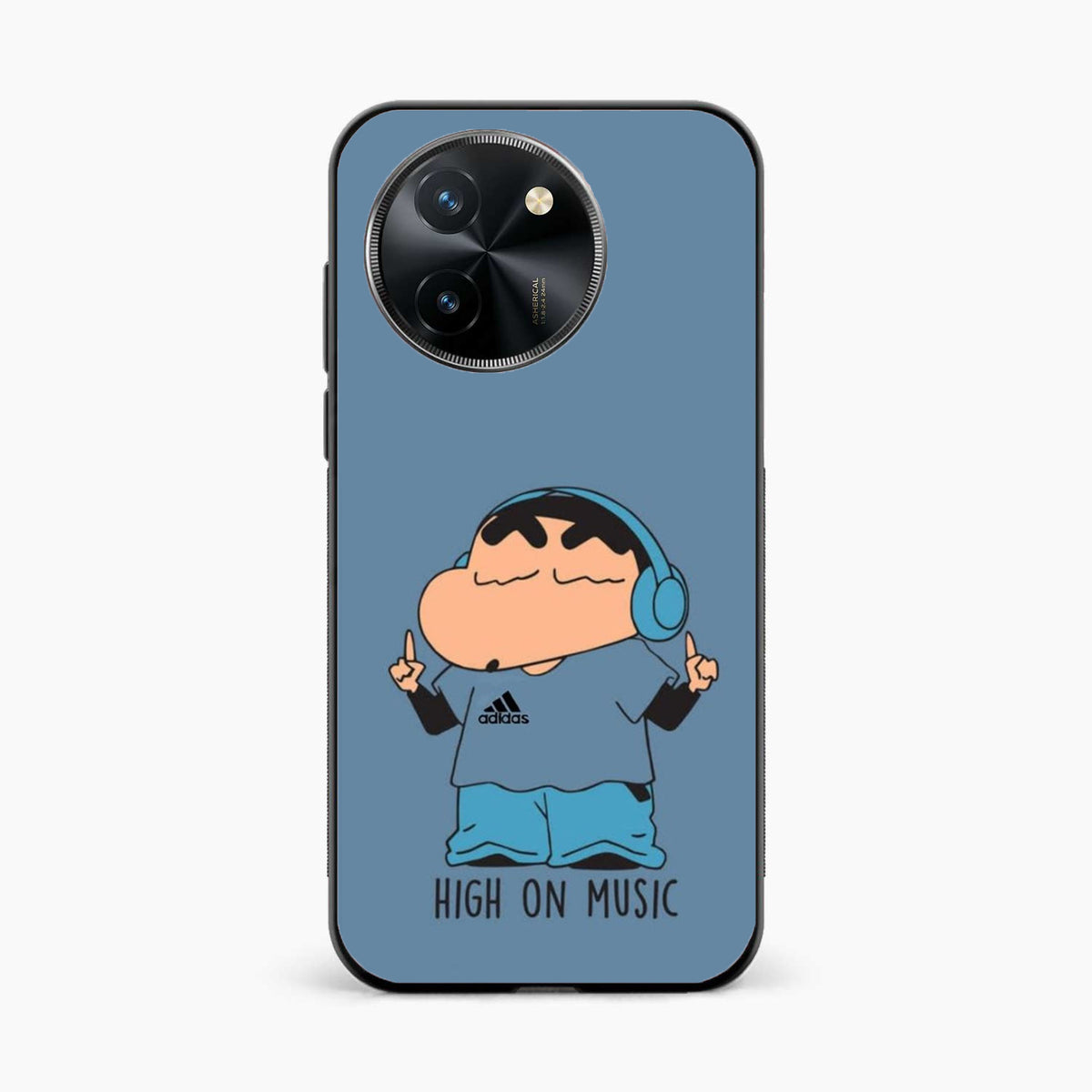 Shinchan High On Music Vivo T3x 5G Back Cover