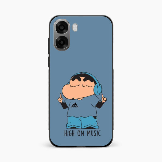 Shinchan High On Music Oppo K14x 5G Back Cover