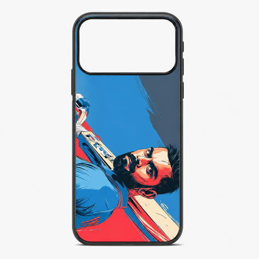 Virat Kohli Art Iphone 17 Pro Back Cover