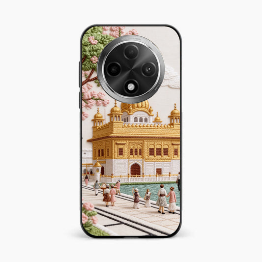 Golden Temple Blossom Premium Oppo F27 Pro Plus 5g Back Covers