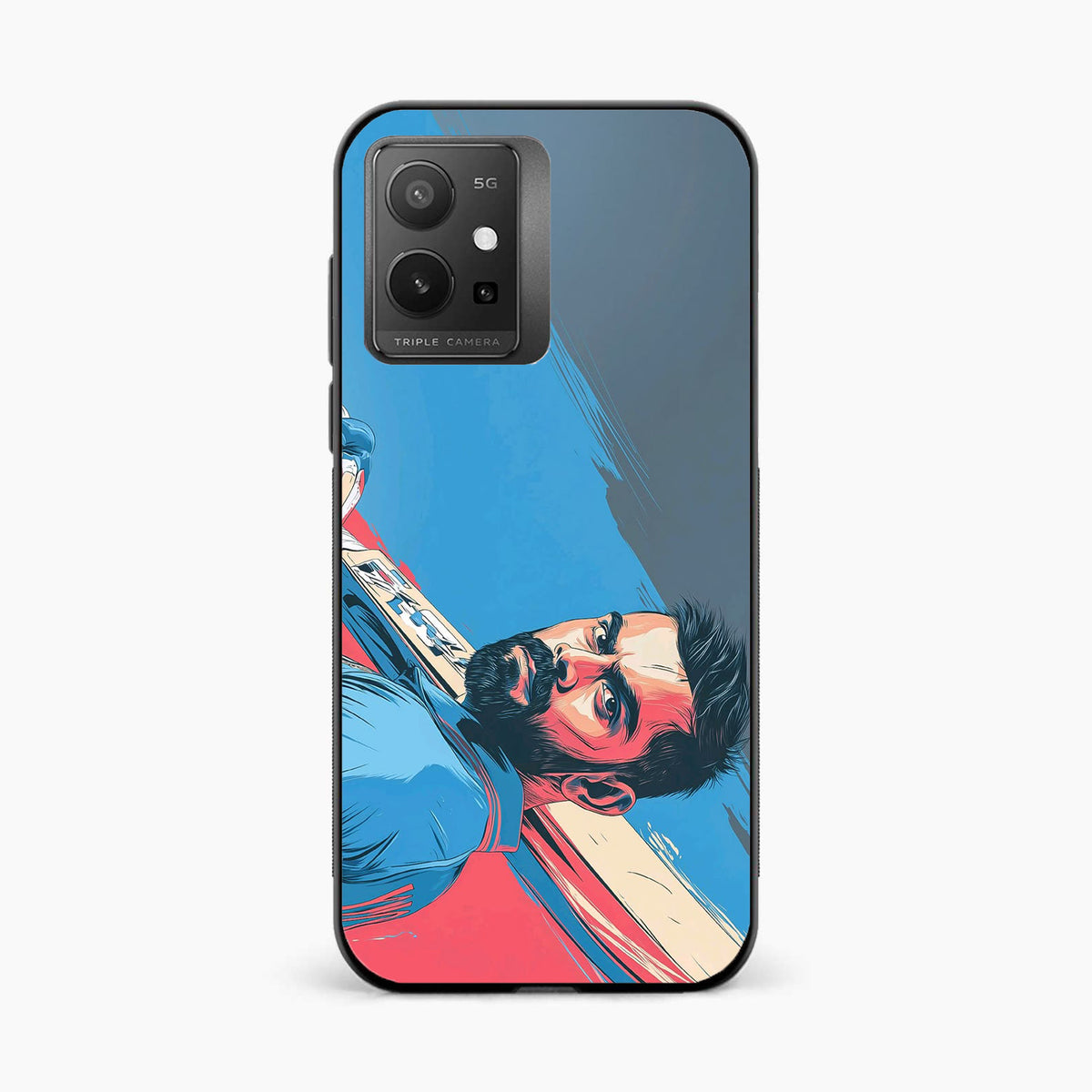 Virat Kohli Art Vivo T1 5G Back Cover