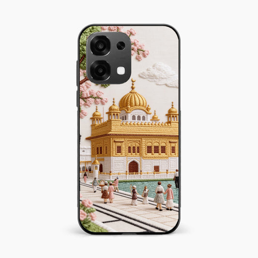 Golden Temple Blossom Premium Oppo F31 5g Back Covers