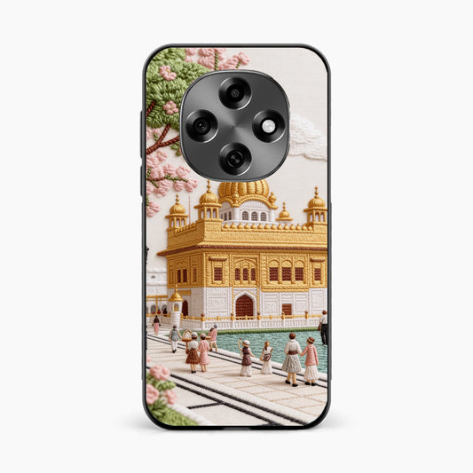 Golden Temple Blossom Premium Oppo F31 Pro 5g Back Covers