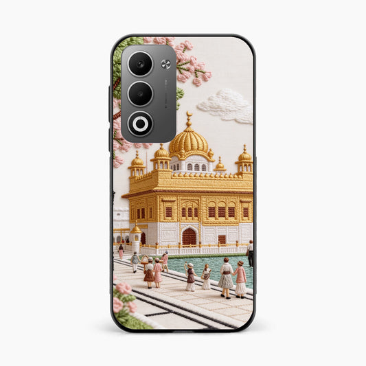 Golden Temple Blossom Premium Oppo A5 5g Back Covers