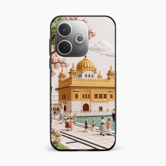 Golden Temple Blossom Premium Oppo A5 Pro 5g Back Covers
