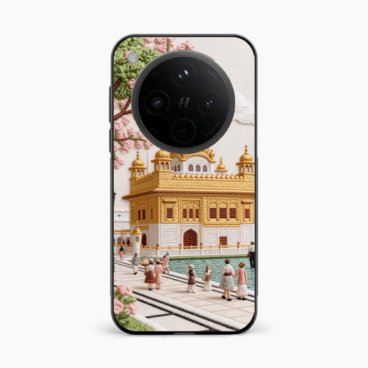 Golden Temple Blossom Premium Oppo Find X8 5G Back Cover