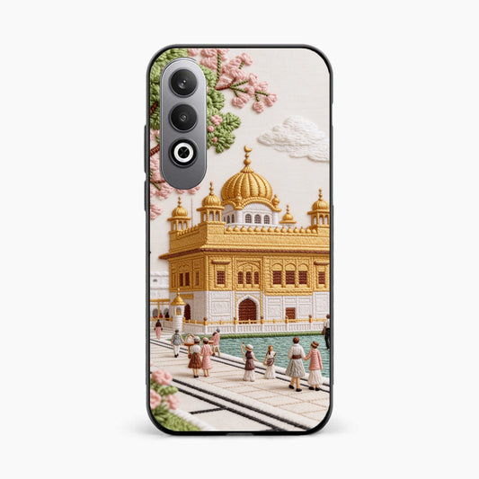 Golden Temple Blossom Premium Oppo K12x 5G Back Cover