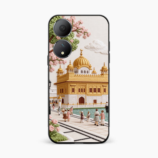 Golden Temple Blossom Premium Oppo A78 5g Back Covers