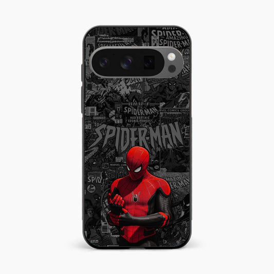Spider Man Black Theme Google Pixel 10 Pro Back Cover
