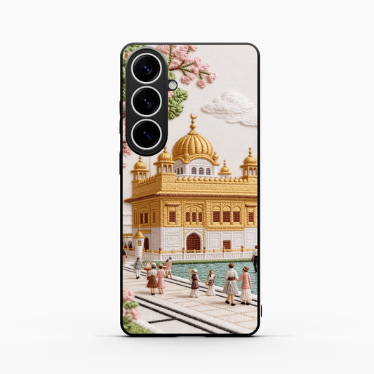 Golden Temple Blossom Premium Samsung S26 Plus 5g Back Cover