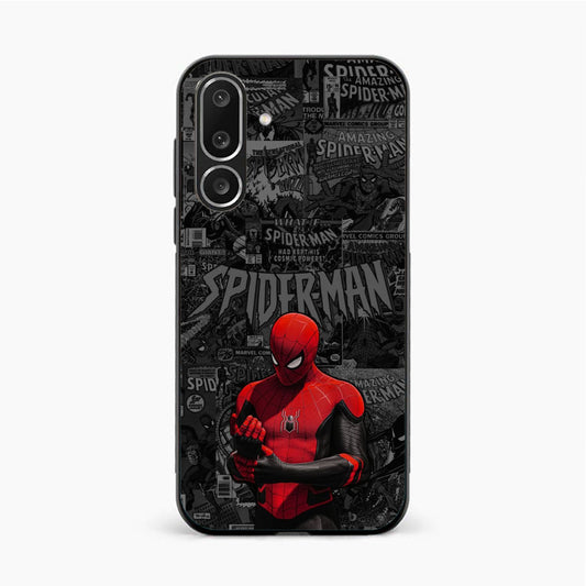 Spider Man Black Theme Samsung F56 Back Cover