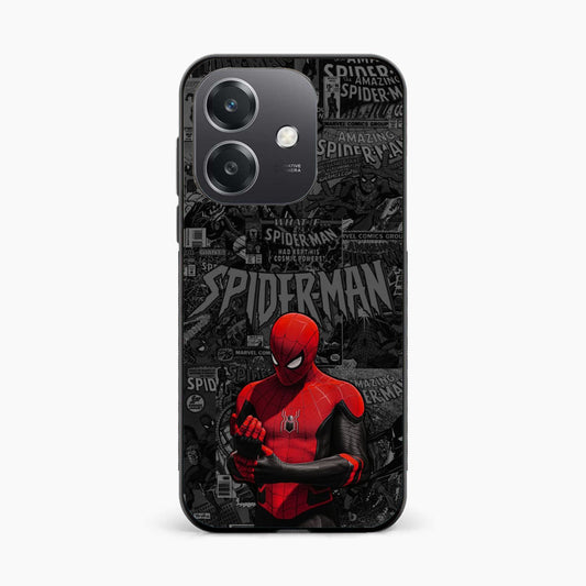 Spider Man Black Theme Oppo A3x 4G Back Cover