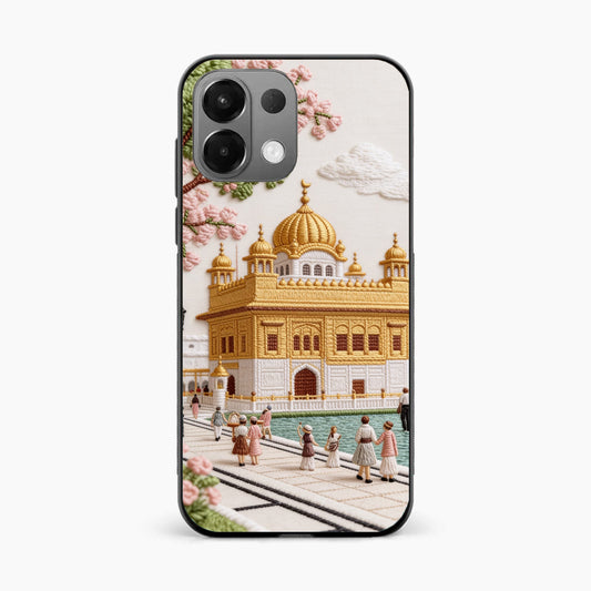 Golden Temple Blossom Premium Oppo K13 5G Back Cover