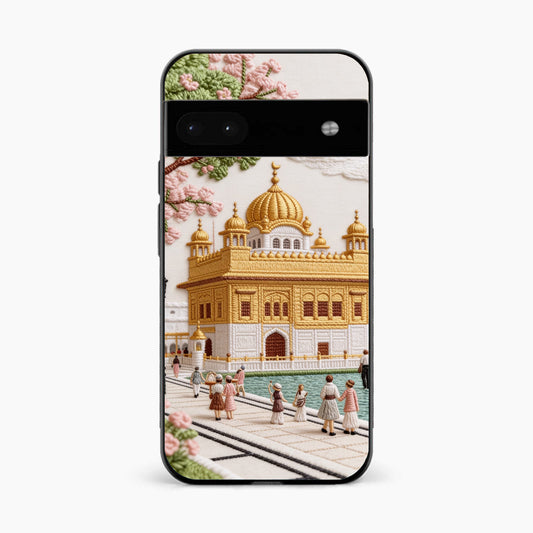 Golden Temple Blossom Premium Google Pixel 8A Back Cover