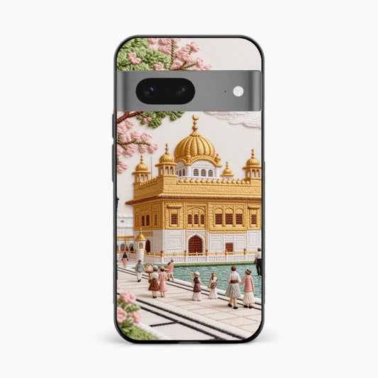 Golden Temple Blossom Premium Google Pixel 8 Back Cover