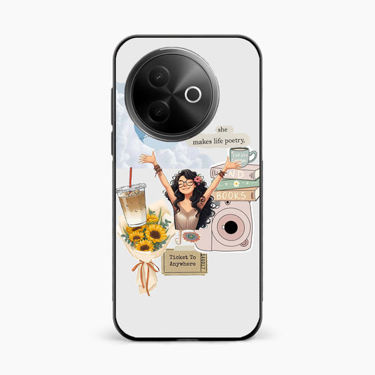 Dreamy Travel Girl Aesthetic Vivo Y39 5G Back Cover