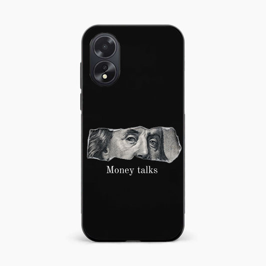 Money Talks Aesthetic Oppo A38 Back Cover