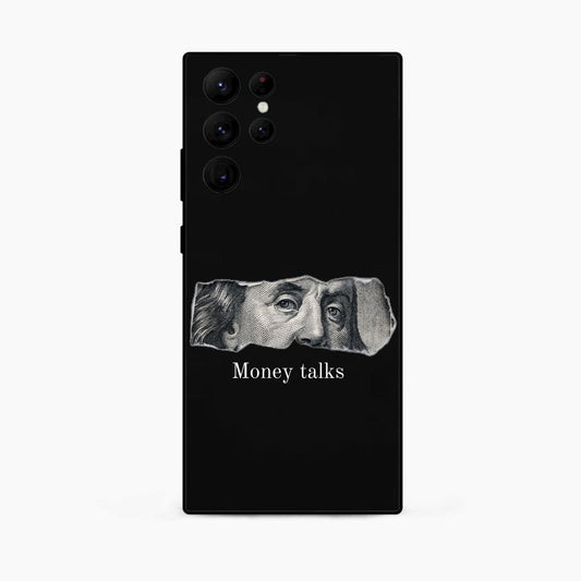 Money Talks Aesthetic Samsung S25 Ultra Back Cover