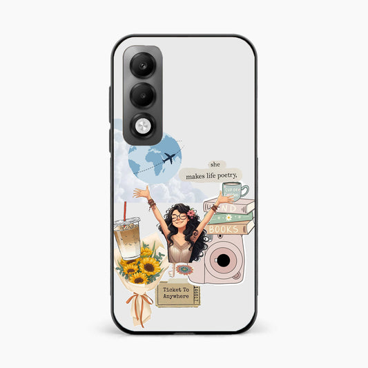 Dreamy Travel Girl Aesthetic Oppo K13x 5G Back Cover